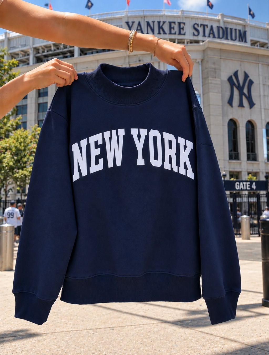 NEW YORK MOCKNECK